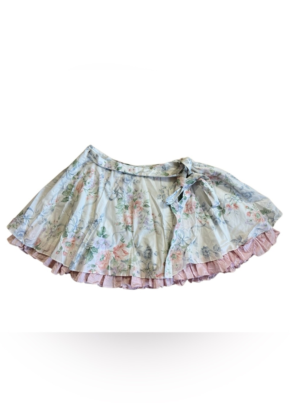 SELKIE Women's Poet Floral Cottage Core Bridgerton Style Mini Skirt Size XL - Picture 7 of 11